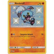 Pokemon TCG Card Rockruff SM Hidden Fates SV23/SV94 Shiny Rare