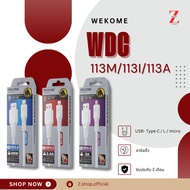 wekome wdc-113m/113i/113a (USB- Type C/L/micro) Length 1m. Fast Charging