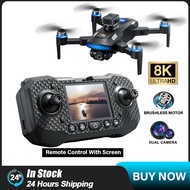M6 RC Drone 8K With Dual Camera WIFI FPV Smart Obstacle Avoidance FPV Brushless Motor RC Quadcopter 