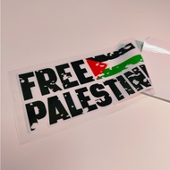 (BORONG) Sticker Cermin Kereta Palestine  FREE PALESTINE / SAVE GAZA  <ReadyStock>