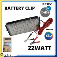 DC 12V 22WATT BRIGHTMAN BATTERY CLIP LED FLOODLIGHT