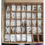 DACD Car 3D Crystal White Number Plate / Nombor 3D Plate Kereta / Lebih Tebal / Lebih Quality / Harg