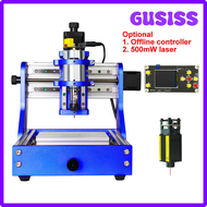 [GUSISS] เครื่องแกะสลักเราเตอร์ CNC แบบ DIY ขนาดเล็ก1310กรอบโลหะเต็มแผ่น PCB เครื่องมิลลิ่งไม้แกะสลั