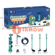 I know Kids Golf Clubs Set Golf Toy with 1 Golf Cart 3 Golf Clubs 2 Golf Tees & 4 Balls Early Educat