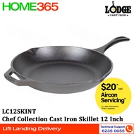 Lodge Chef Collection Cast Iron Skillet 12 Inch LC12SKINT