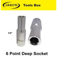 ARROW 6 1/2 POINT DEEP SOCKET  EASY USE SAFETY GOOD QUALITY