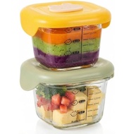 SUPVOX 2Pcs Food Storage Containers: 8 oz Food and Snack Storage Jars with Sealing Lids - Leakproof 