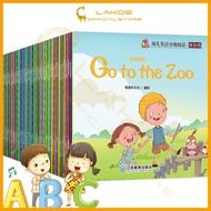 LAKOE 60Books/Set kids English learning reading books Pre school books Buku budak scan for sounds