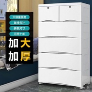 Drawer Storage Cabinet with Wheels Storage Cabinet Storage Box70Wide Plastic Snack Multi-Layer Cabinet Household Bedside