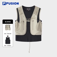 FILA FUSION  FUSION X URBAN TECH CITY ASCENT Women Cropped Tank Top (Beige)