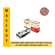 SAPPHIRE PURE AMD Radeon RX 7800 XT Gaming OC 16GB GDDR6 Gaming Graphics Card