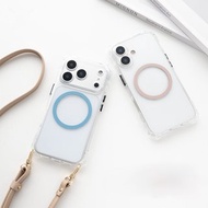 MagSafe 相容金屬指環 【 iPhone系列 TPU 透明手機殼 】 手機掛繩 FZ12K