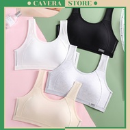 Combo of 3 Cotton Sport Bras for Girls, School Girl Bras with Soft and Breathable Foam CAVERA A.611