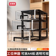 drawer organizer drawer cabinet Desktop Drawer Type Storage Box Desk Stationery Organizer Large Tran