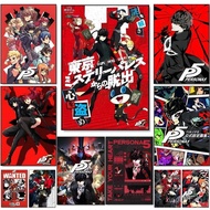 The anime Persona 5 Poster Prints, Modern Wall Art, Living Room, Bedroom, Dining Room, Bar, Cafe, Ho