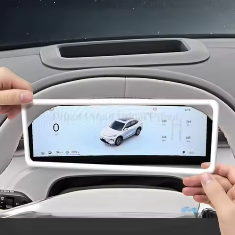 Screen Silicone Protective For Geely EX5 Galaxy E5 2024 2025 Car instrument dashboard Screen Frame s