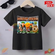 CHILDREN'S T-SHIRT BRAINROT ANOMALI TUNG TUNG SAHUR CHILDREN'S CLOTHES TUNG TUNG TUNG SAHUR ANOMALI 
