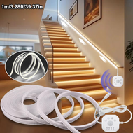 1- 5m Led Motion Sensor Light Strip with Human Motion Sensor Switch Neon Light Chasing Effect Flexib