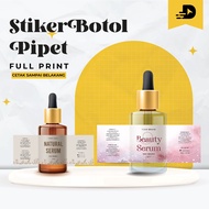 Full Print Pipette Bottle Sticker Full Print Pipette Bottle Packaging Sticker/