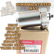 DINAMO STATER HONDA KVY/KVB KUALITAS ASLI ORIGINAL HONDA AHM DINAMO STATER BEAT KARBU / DINAMO STATE