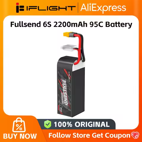 iFlight Fullsend 6S 2200mAh 95C Battery with XT60 connector for Chimera7 Pro V2 &Chimera7 Pro&Nazgul