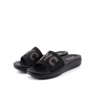 NYC Kasut Perempua Luella Sandal Ringan -N92303-CV01SV-1-BLACK