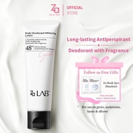 Za LabTM Body Deodorant Mencerahkan Kulit Dull Body Lotion Brigtening Underarm Cream 48H Antiperspir