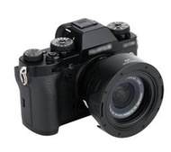 JJC相機遮光罩富士XC 15-45mm F3.5-5.6 OIS PZ鏡頭XF 18mm f / 2 R鏡頭52m口徑