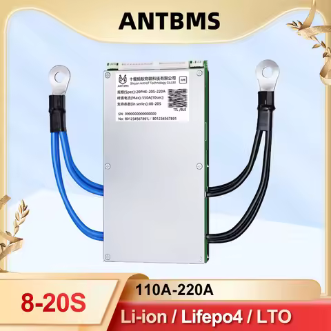 ANT Smart BMS 8S-20S with WiFi & Built-In Bluetooth 8S 24S 72V 48V 16S 100A 150A 200A 250A 300A NCM 