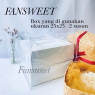 1 dozen 26x26x26 transparent mica bags