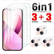 【cw】 Screen Protector Glass For iPhone 13 Mini Tempered Protective Glass For iPhone13 Pro Max iPone 13pro 13 Mini 3D Camera Lens Glas