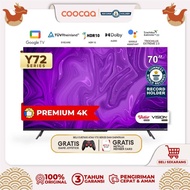 PTR [Google TV] COOCAA 70 Inch Smart LED TV-Flicker Free (COOCAA