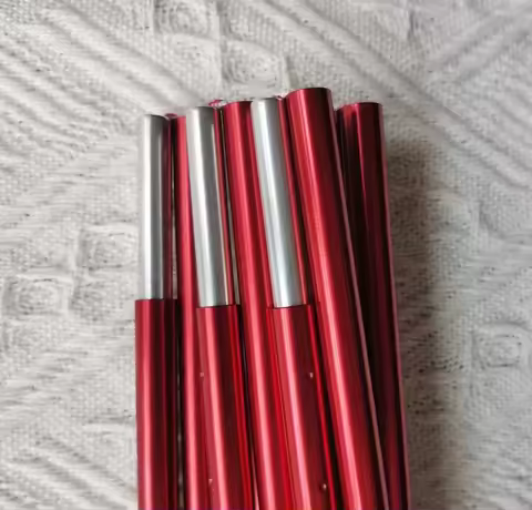 Aluminum Tent Poles Replacement 1Pc 8.5mmx3.6m 4.05m 4.42m Tent Pole Red Outdoor Camping Equipment T