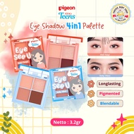 Pigeon Teens Eye See U Eye Shadow Makeup Teen 4in1 Palette Pigmented & Longlasting Formula 3.2g