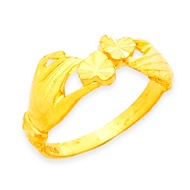Top Cash Jewellery 916 Gold Linking Hands Design Ring