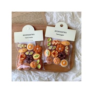 Katieson French Alkaline Water Bread Magnetic Stickers Mini Simulation Oubao Food Refrigerator Stick