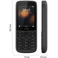 NOKIA - 215 4G 經典手機 黑色 香港行貨