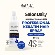 Makarizo Salon Daily Professional Keratin Hair Spray Non-Aeorosol - Extra Strong Hold 200 ML [New Pr