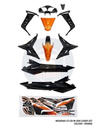 MODENAS GT128 GT 128 M SEKI MSEKI COVER SET BODY COVER SET COVERSET STICKER STRIPE