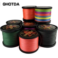 Braided Fishing Line GHOTDA 100M 300M 500M 1000M 8strand Braided Fishing Lines Multifilament Fishing
