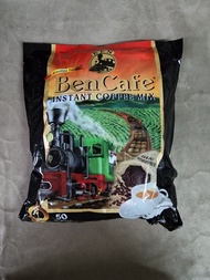 กาแฟรถไฟ Ben cafe กาแฟ 3 in 1 ปริมาณ 50 ซอง