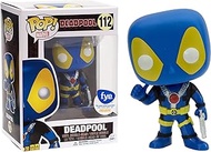 Funko Deadpool [Blue Suit] (f.y.e. Exclusive) POP! Marvel Vinyl Figure &amp; 1 POP! Compatible PET Plastic Graphical Protector Bundle [#112 / 07488 - B]