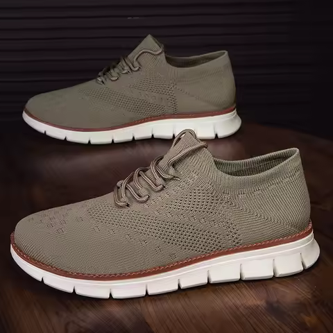 Summer Plus Big Size 47 48 Mesh Shoes Men Breathable Non-Leather Brogues Casual Shoes Loafers