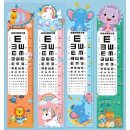 Height Chart for Kids Eye Chart Wall Sticker Growth Chart for Children