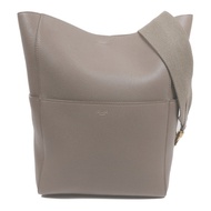 CELINE 牛皮皮革Sangle Bucket金扣肩背袋