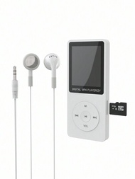 Mp4便攜式運動音樂播放器1.8英寸屏幕,附帶4g記憶卡和3.5毫米耳機