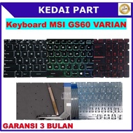 MSI GF62 MS-16h6 MS-16h7 MS-16h8 MS-16j2 MS-16j5 MS-16j6 MS-16j9 Red White RGB Backlight Backlit Key