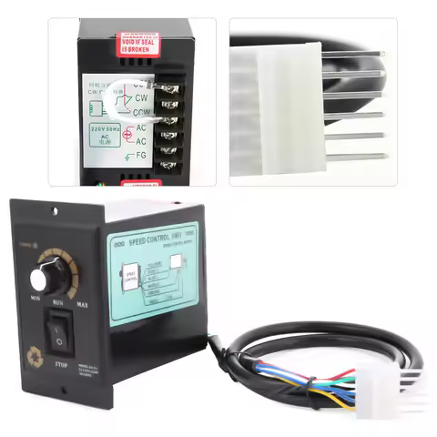 AC 220V 50/60Hz 300/400/500W AC Motor Speed Controller Electric Motor Speed Regulator AC Motor Contr