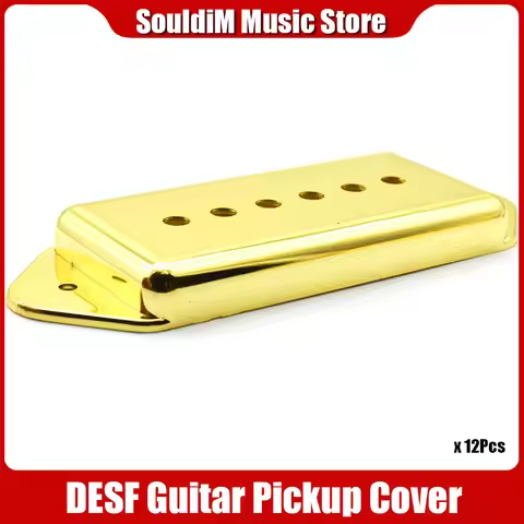 12pcs P90 Dog-ear Guitar Pickup Covers 50mm/52mm Bridge and Neck Pickup Cover Holder for Electric Gu