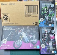 Pb Bandai 魂商店限定 SHF S.H.Figuarts 幪面超人 KAMEN RIDER 時王 ZI-O Ride Striker Zikan Girad 真骨雕 前期 WOZ 和治 電單車